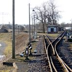 Nach der Abfahrt in Benndorf hielten wir im Bahnhof Bocksthal........