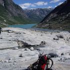 Nach der Kletterpartie am Gletschersee