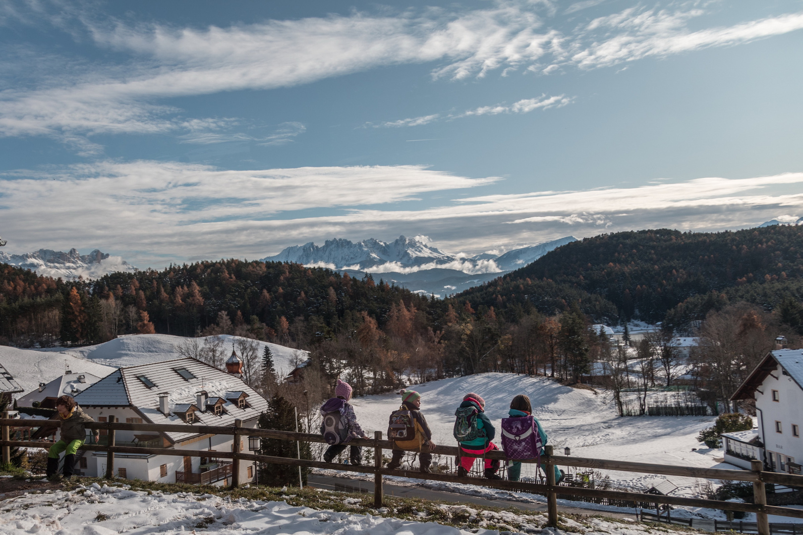 Nach der Schule (am Ritten bei Bozen)