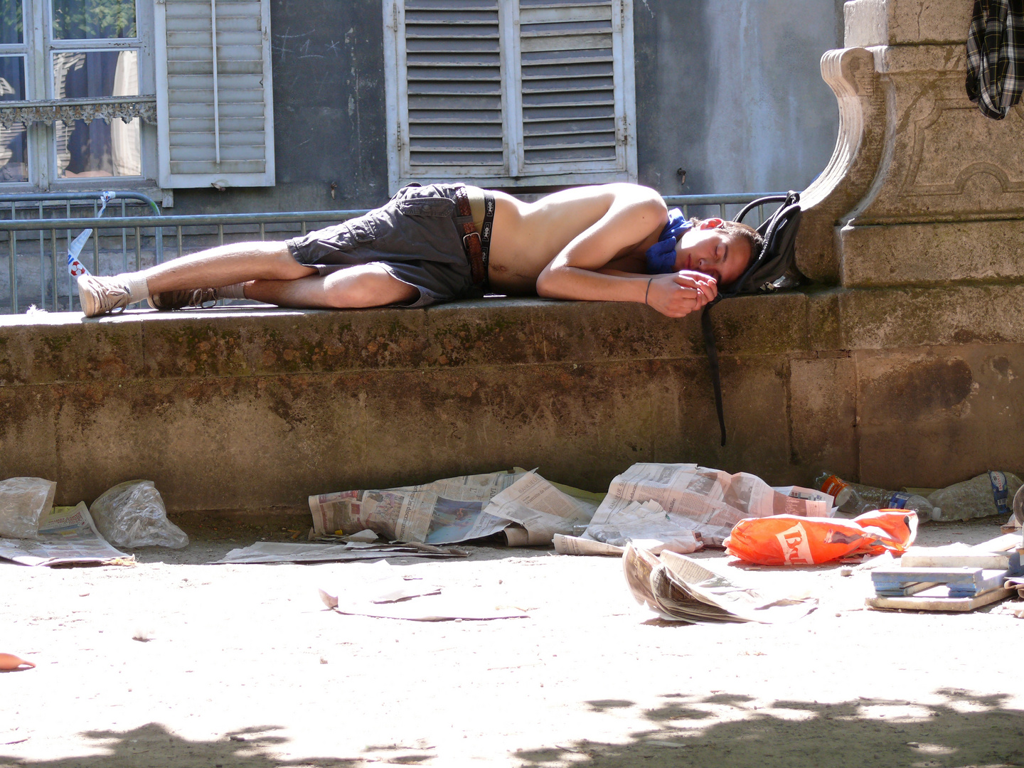 ...nach der Studentenfeier - Ruhe in Nancy