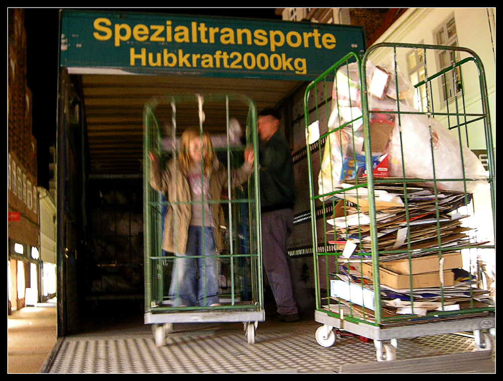 Nach Einbruch der Dunkelheit in deutschen Großstädten