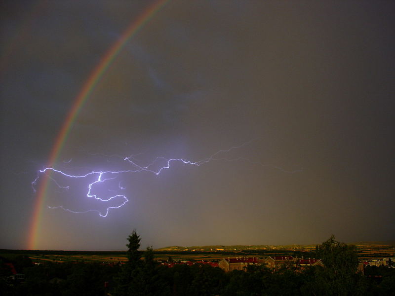 nach einem dieser heftigen Gewitter im Raum Eisenstadt