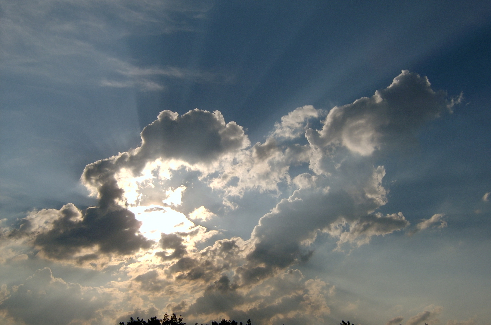 nach einem Gewitter