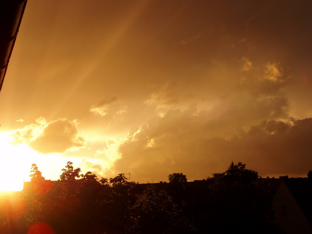 Nach einem Gewitter