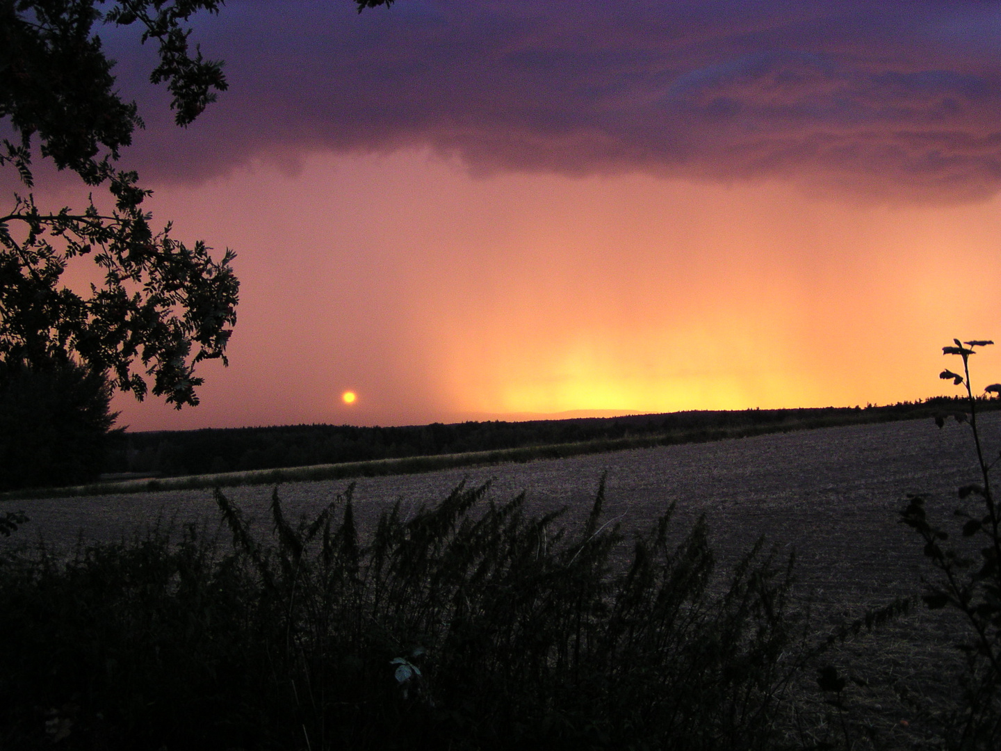 nach einem Gewitter