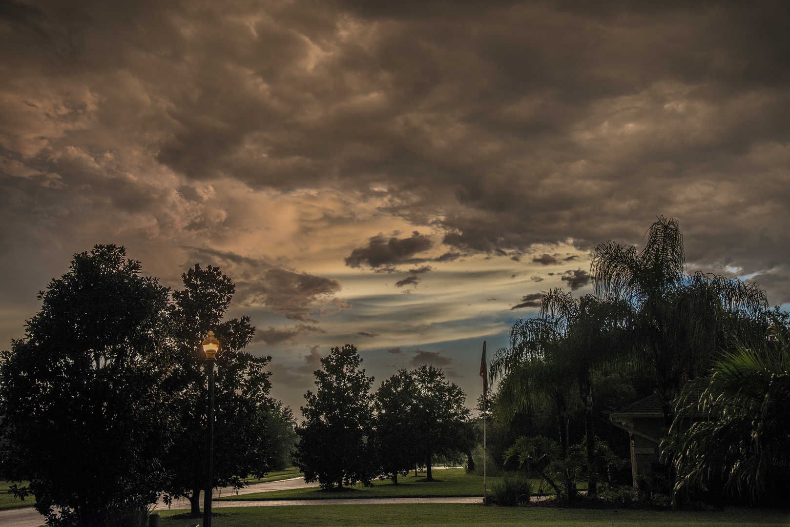 Nach einem Gewitter in den Abendstunden in FL