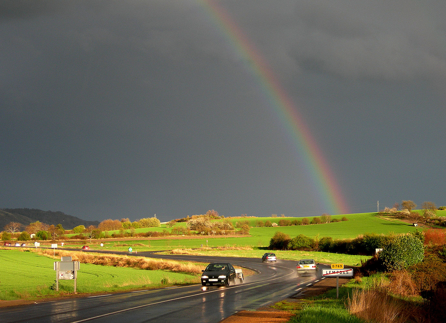 Nach einem Herbstgewitter in der Auvergne