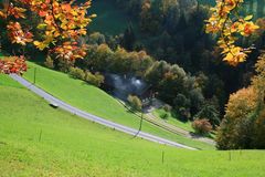 ...nach einem kalten Herbsttag zurück in die warme Hütte...