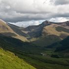 Nach einem schönen Tag wird es Abend im Glen Nevis