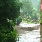 Nach einem schweren Gewitter, innerhalb weniger Tage