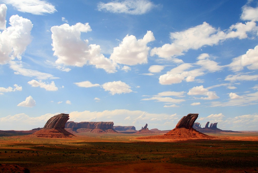 Nach einem Sturm im Monument Valley