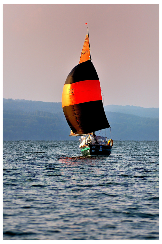 Nach einer durchsegelten Nacht