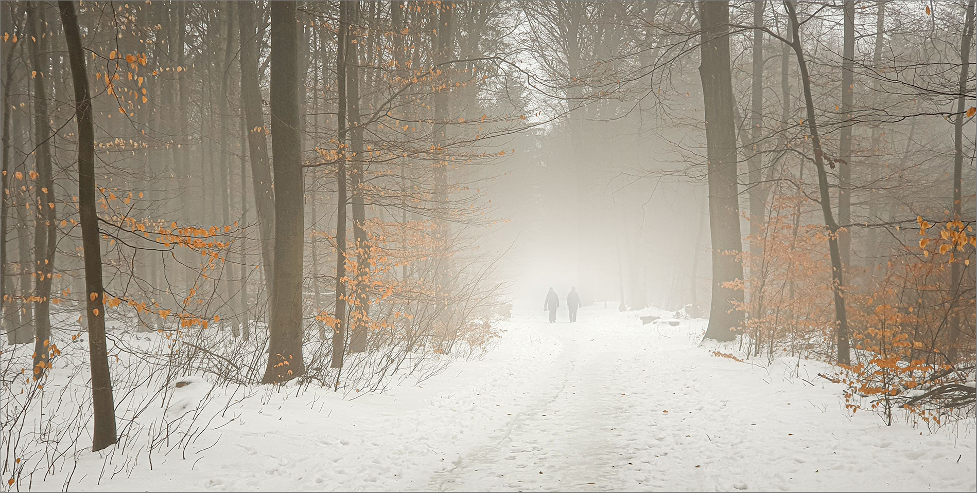 Nach einer Reihe sonniger Wintertage   . . .