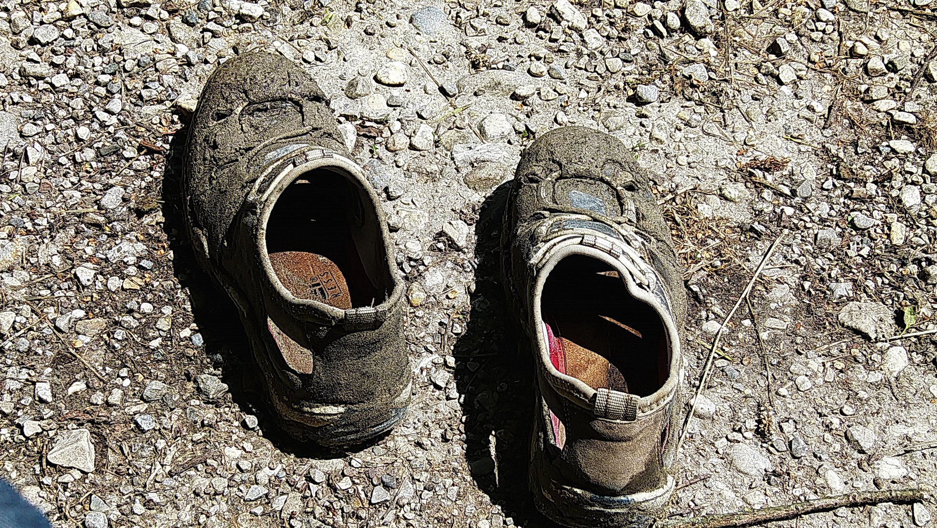 Nach einer Wanderung an der Loisach