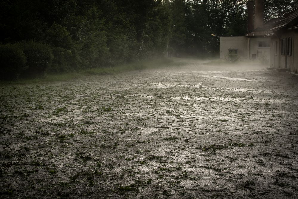 Nach Gewitter und Hagel