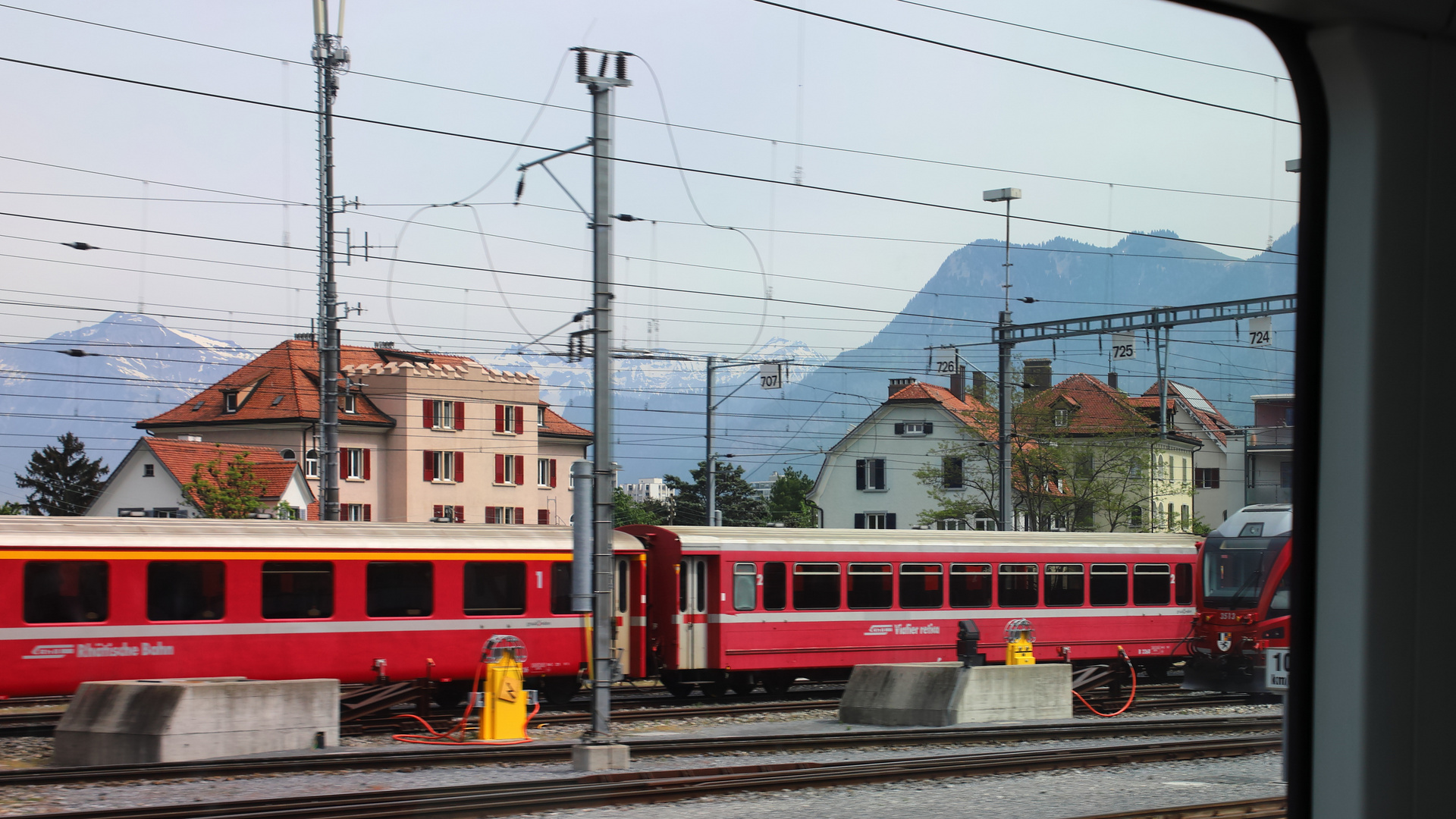 Nach kurzem Aufenthalt in Chur.....