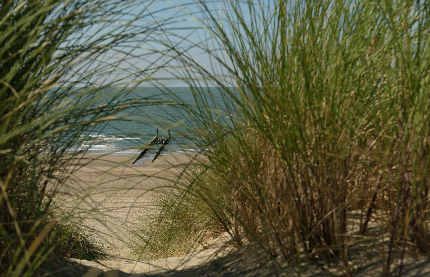 Nach langem suchen doch noch das Meer gefunden.