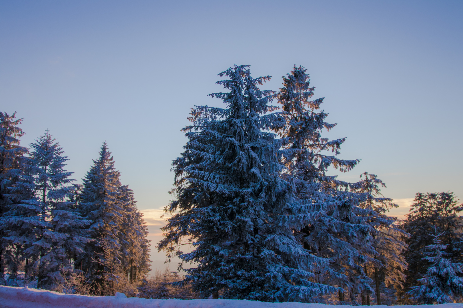 Nach langem Wintertag