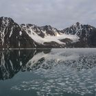 Nach Mitternacht im Kongsfjord