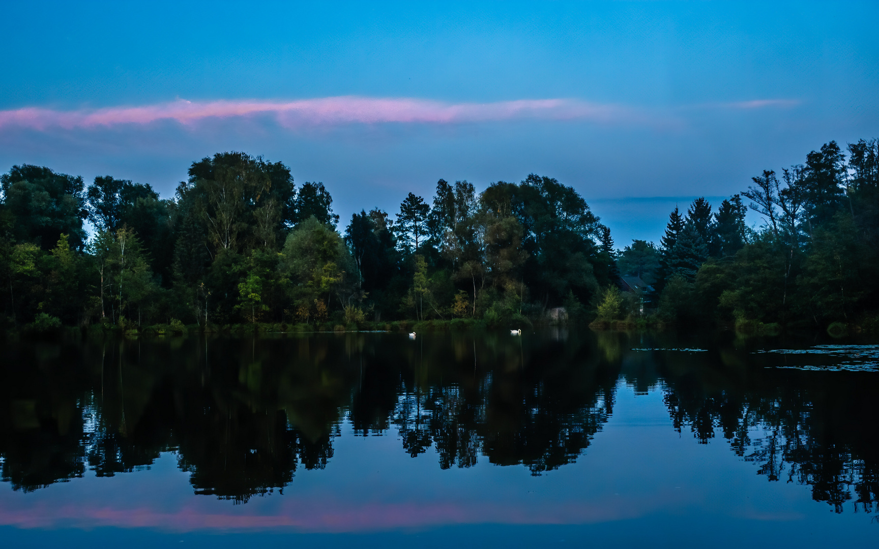 Nach Sonnenuntergang am Bauernsee