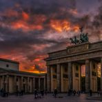 Nach Sonnenuntergang am Brandenburger Tor