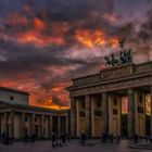 Nach Sonnenuntergang am Brandenburger Tor