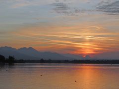 Nach Sonnenuntergang am Chiemsee