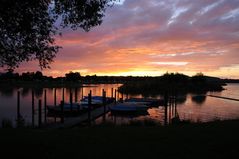 Nach Sonnenuntergang am Fischerhafen