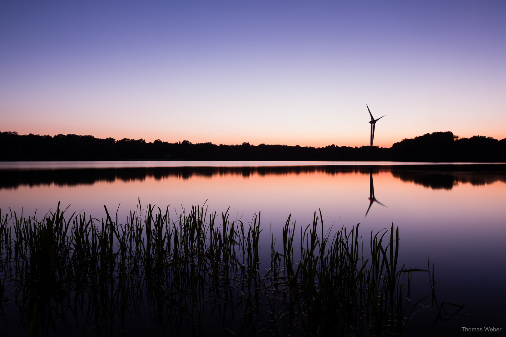 Nach Sonnenuntergang am See