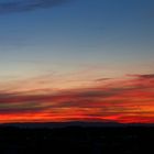 Nach Sonnenuntergang im Rheintal