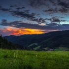 Nach Sonnenuntergang im Schwarzwald