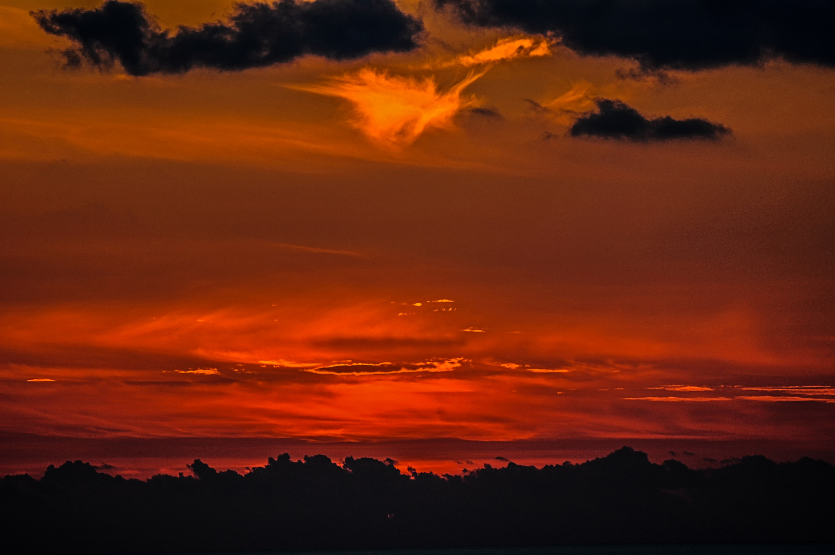 Nach Sonnenuntergang über Kreta 