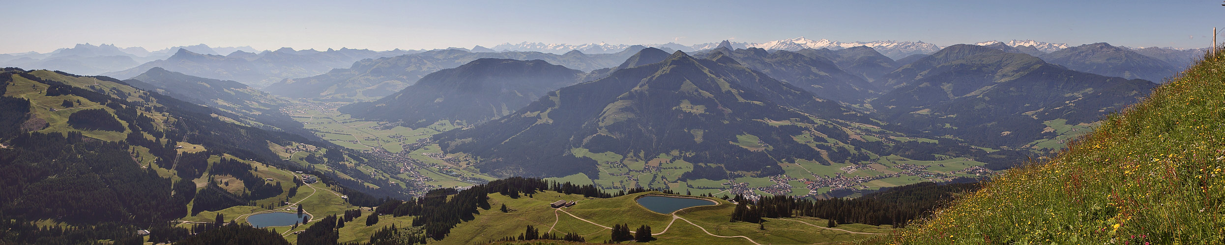 Nach Süden und Tiefblick