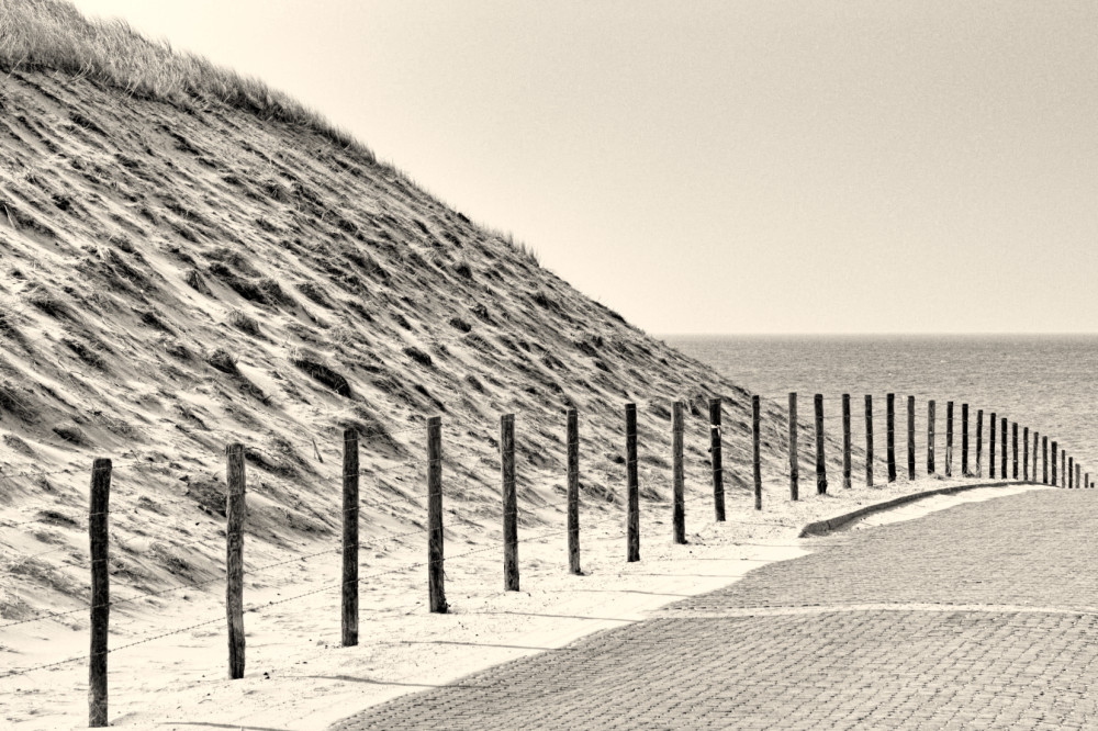 Nach unten zum Strand in Noordwijk-aan-Zee