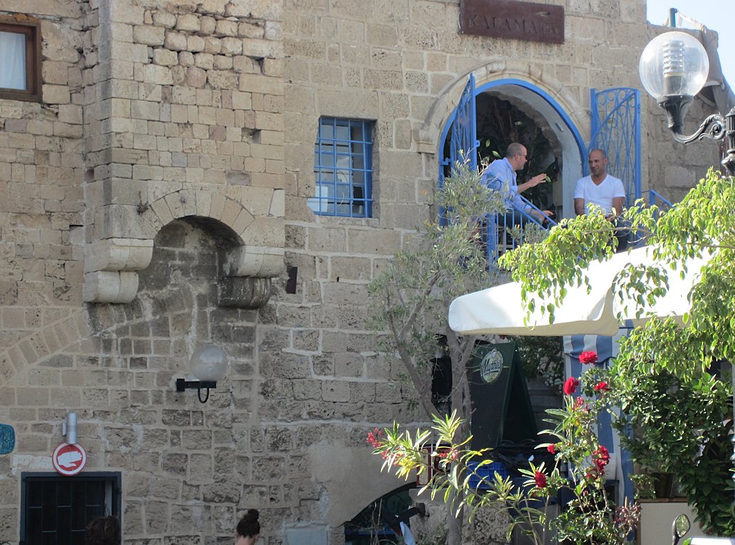 Nachbarschaftsplausch in Jaffa(Israel)