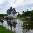 Nachbau der Sanphet Prasat Palasthalle Ayutthaya. Mueang Boran