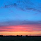 Nachdem die Sonne hinterm Horizont verschwand