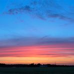 Nachdem die Sonne hinterm Horizont verschwand