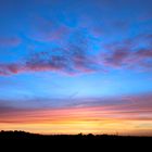 Nachdem die Sonne hinterm Horizont verschwand