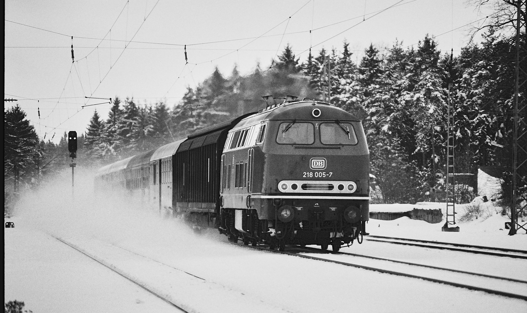 Nachdem gerade der Schneepflug