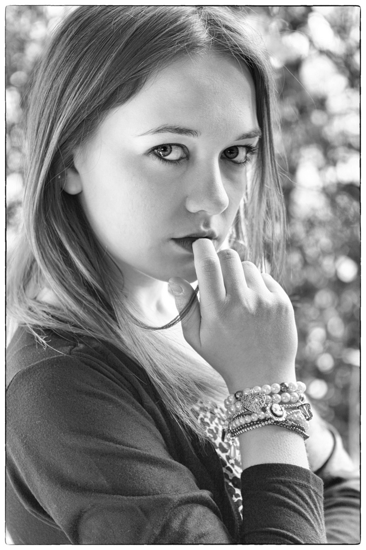 Nachdenkliche Nachbarin ? Foto & Bild portrait, portrait frauen