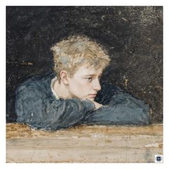 Nachdenklicher Junge