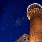 Nachhimmel am Wasserturm in Elmshorn - Nachthimmel mit Sternenhimmel und der Milchstraße