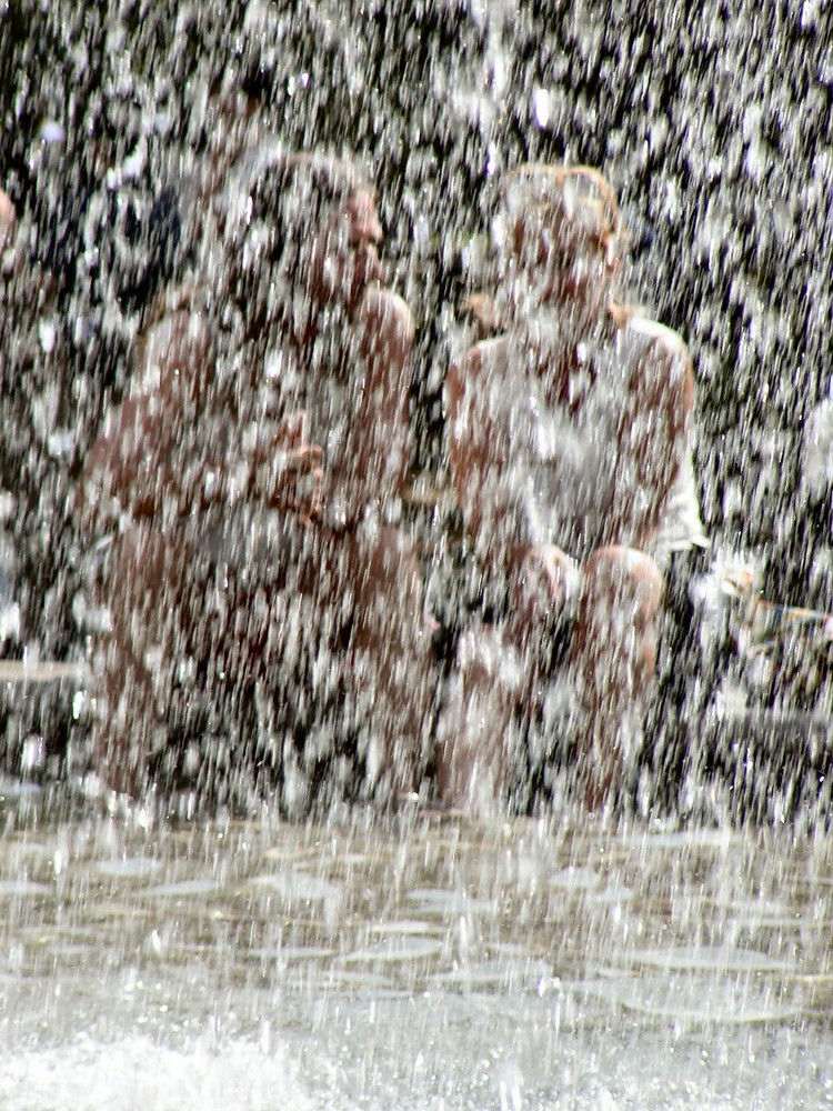 Nachmittag am Brunnen