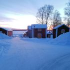 Nachmittag im finnischen Winter, Oulu