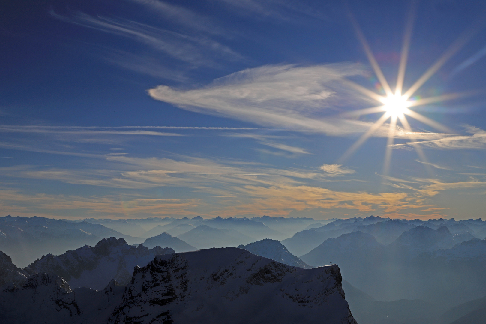 Nachmittags auf der Zugspitze