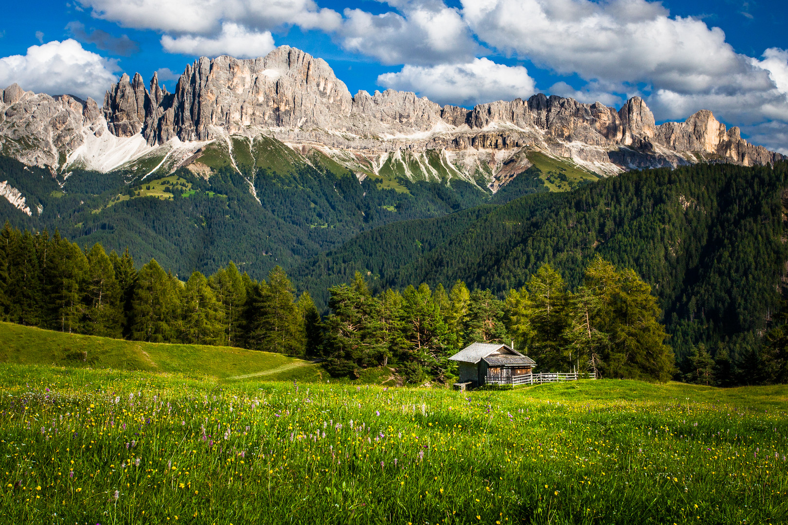 Nachmittags in den Dolomiten