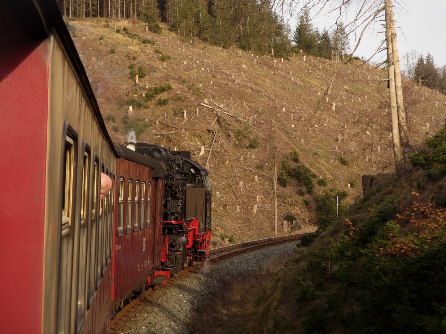 Nachmittagsausflug mit der 99 7237-3 zurück nach Nordhausen 3.