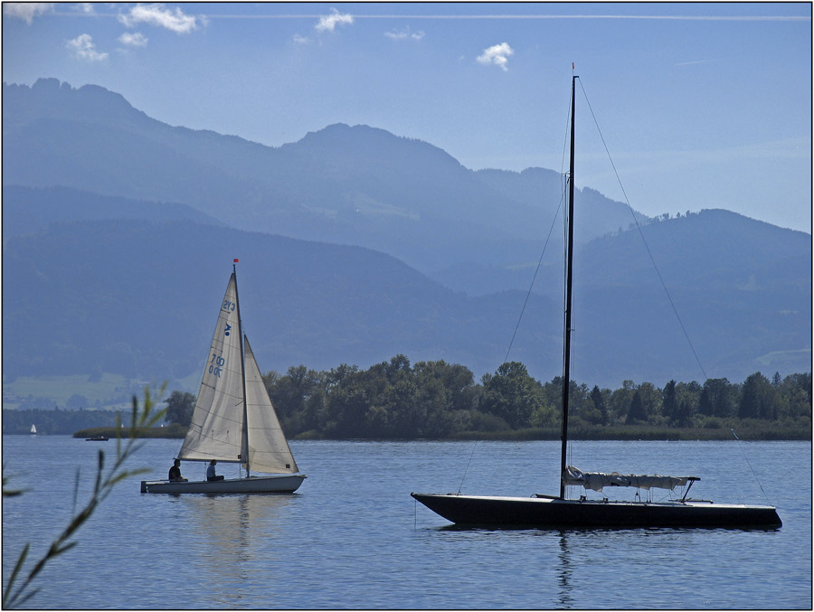 nachmittagsstimmung am chiemsee ..