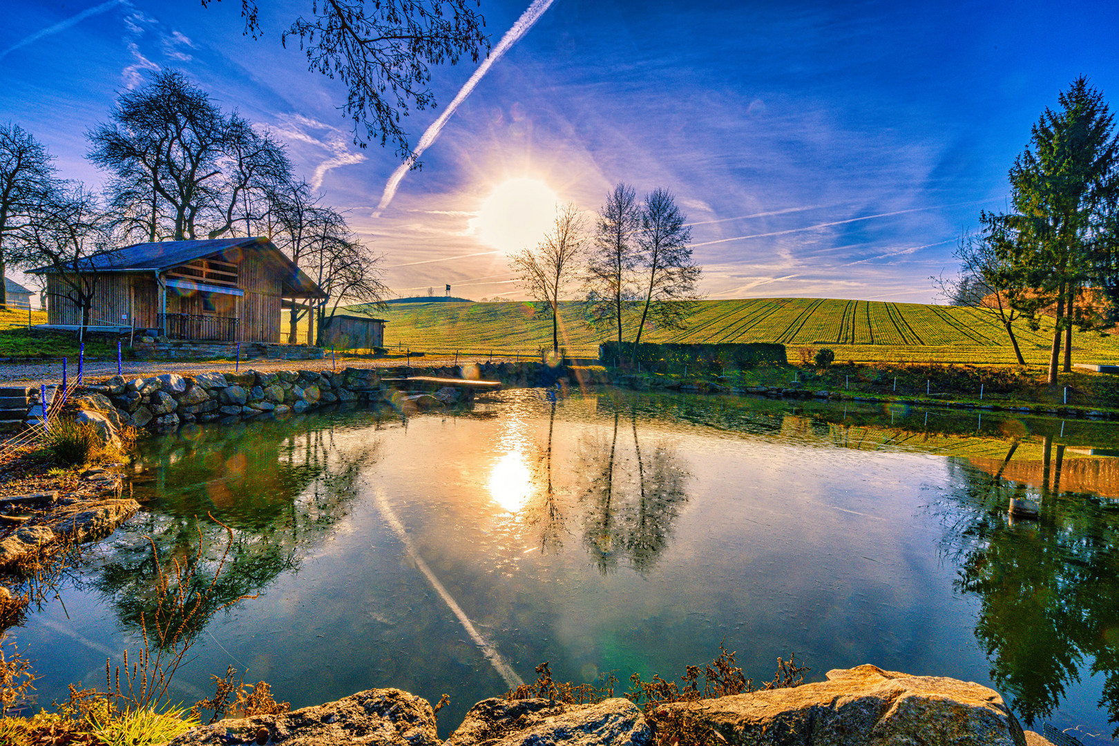 Nachmittagsstimmung am Teich